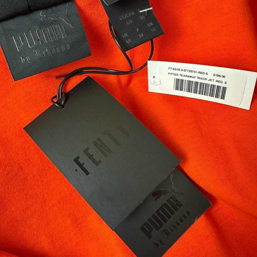 NWT Fenty x Puma Fitted Tear Away Track Jacket Size S